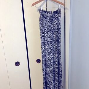 YDE Ladies Black and White Strapless Dress Size Small